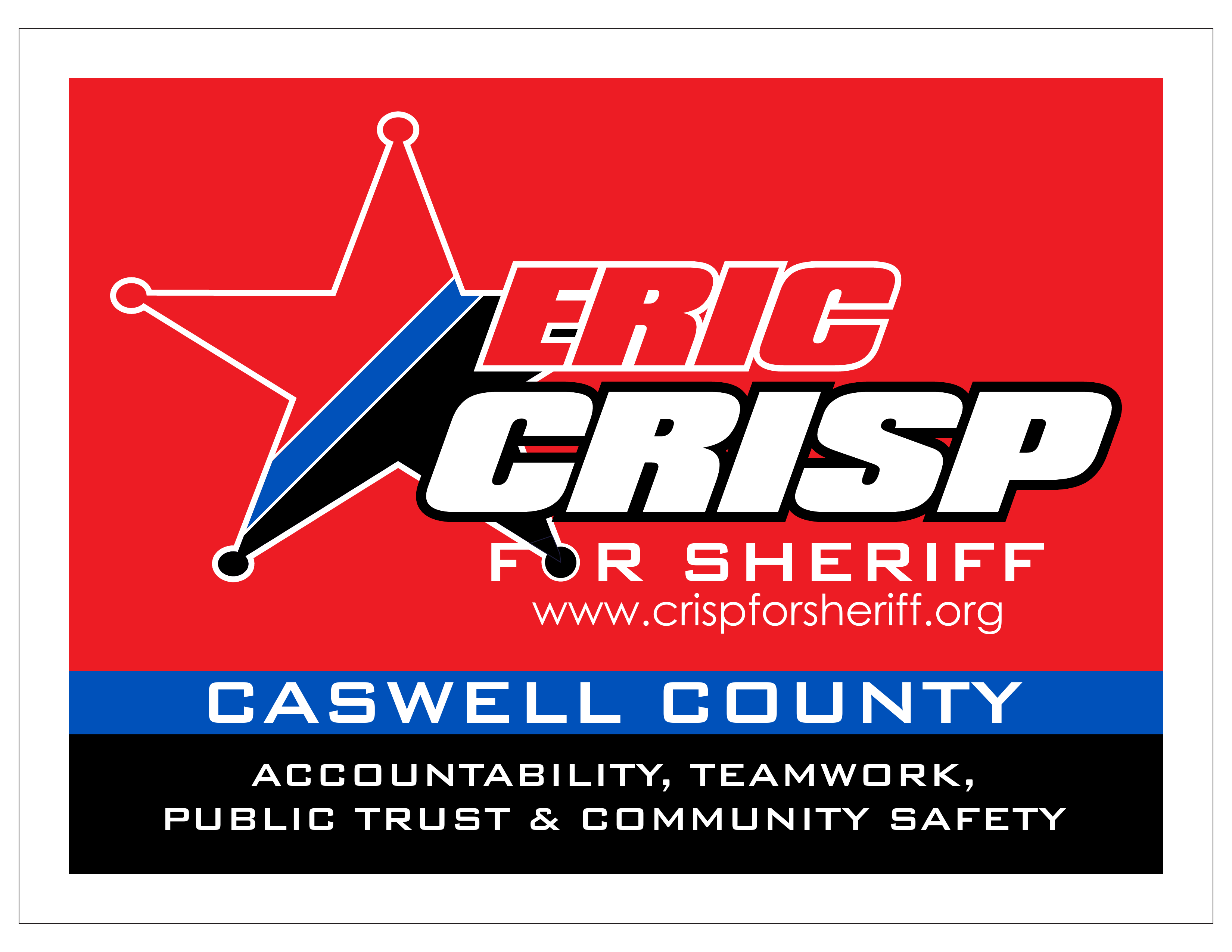 Crisp for Sheriff - Caswell County